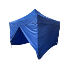 PROFI small hexagon nůžkový párty stan, prodejní stánek 3x3m modrý